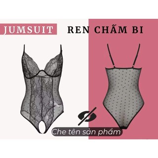 Bộ bodysuit - Set jum chấm bi gợi cảm 1391