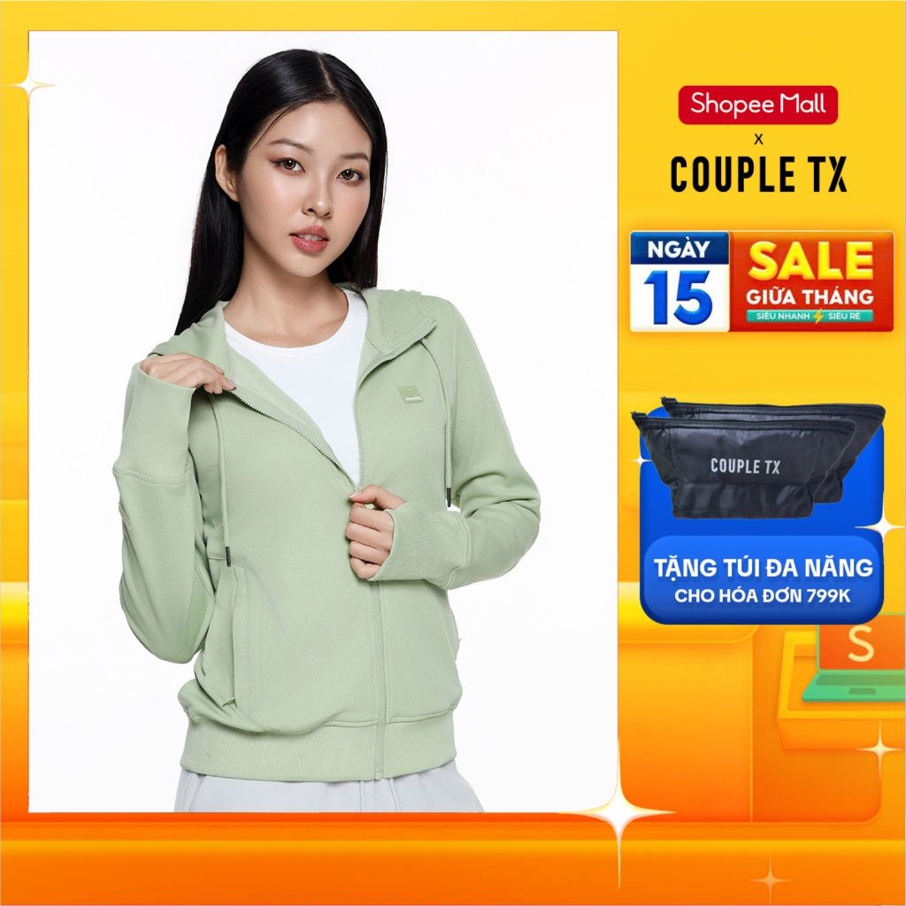 Áo Khoác Vải Chống UV Nữ Couple TX Anti UV Original Form Regular WOK 2064
