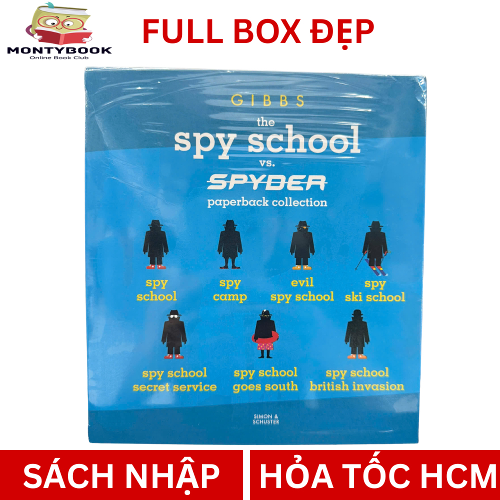 Truyện - SPY SCHOOL 7 CUỐN FULL BOX ĐẸP – HỌC VIỆN ĐIỆP VIÊN NHÍ SIÊU HẤP DẪN