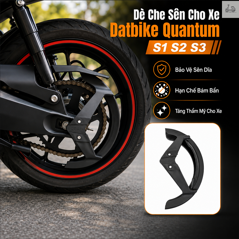 Dè Che Sên Cho Các Dòng Datbike Quantum S1 S2 S3