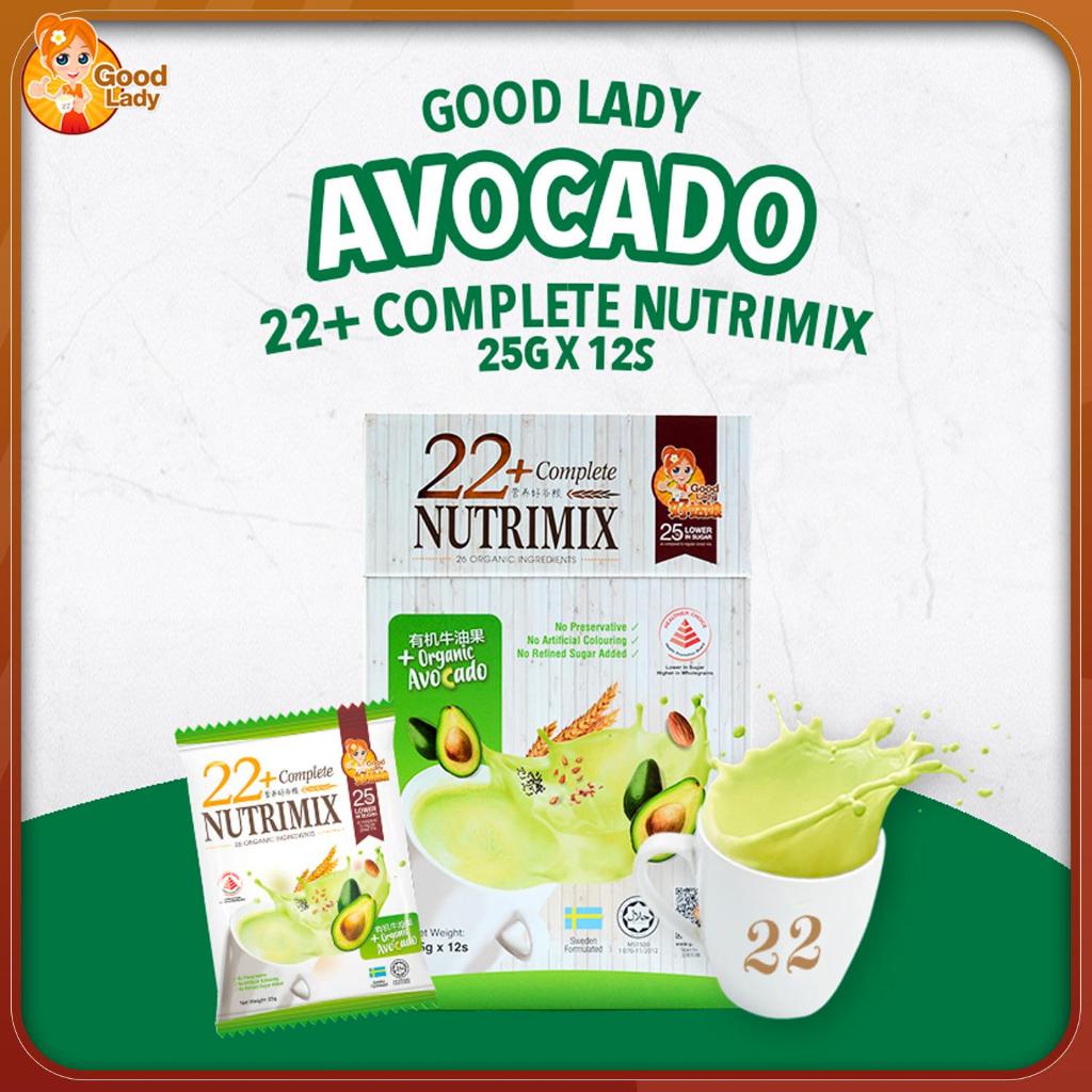 Ngũ cốc dinh dưỡng 22 Nutrimix – Avocado 26 Organic (Bơ Hữu Cơ)– Hộp Giấy 300g