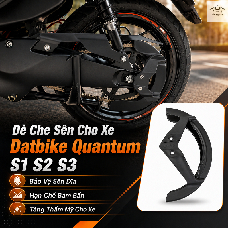 Dè Che Sên Bảo Vệ Sên Dĩa Chống Bám Bẩn Tăng Thẩm Mỹ Cho Datbike Quantum Các Dòng