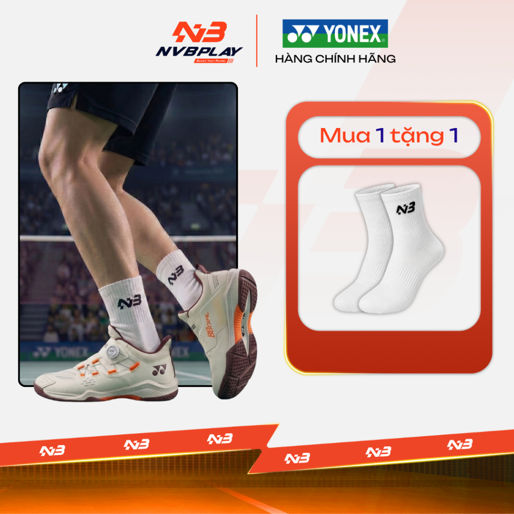 Giày Thể Thao Yonex Power Cushion 88 Dial 3 - 88 Dial 3 Wide - Êm Ái, Hệ Thống Núm Vặn BOA Tiện Lợi 