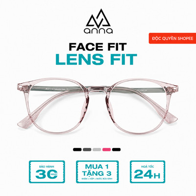Gọng Kính Thời Trang Nam Nữ ANNA Dáng Vuông Chất Liệu Kim Loại Cao Cấp AN228184