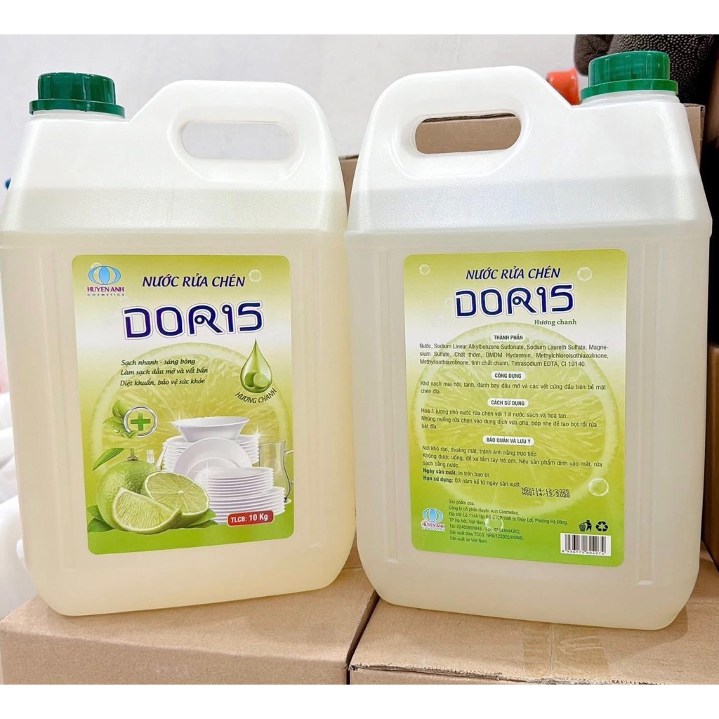 Nước rửa chén Doris 10l