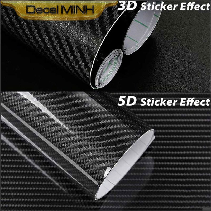 Decal Carbon 3D Premium – Biến Mọi Bề Mặt Thành Carbon Sang Trọng