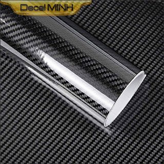 Decal carbon đen bóng 5D cao cấp