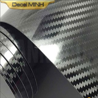 Decal carbon đen bóng 5D cao cấp