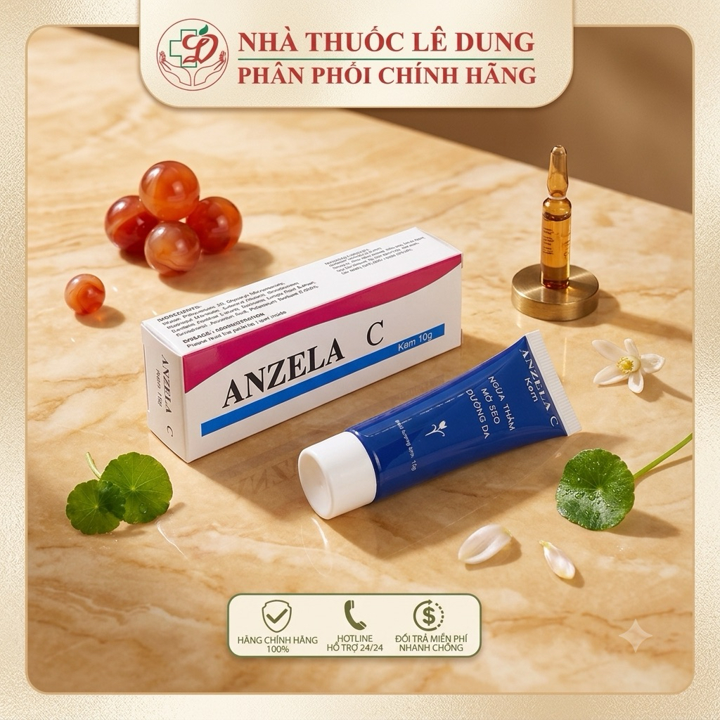 ✅ [Chính Hãng] Anzela C Mờ thâm, mờ sẹo | Tuýp 10g