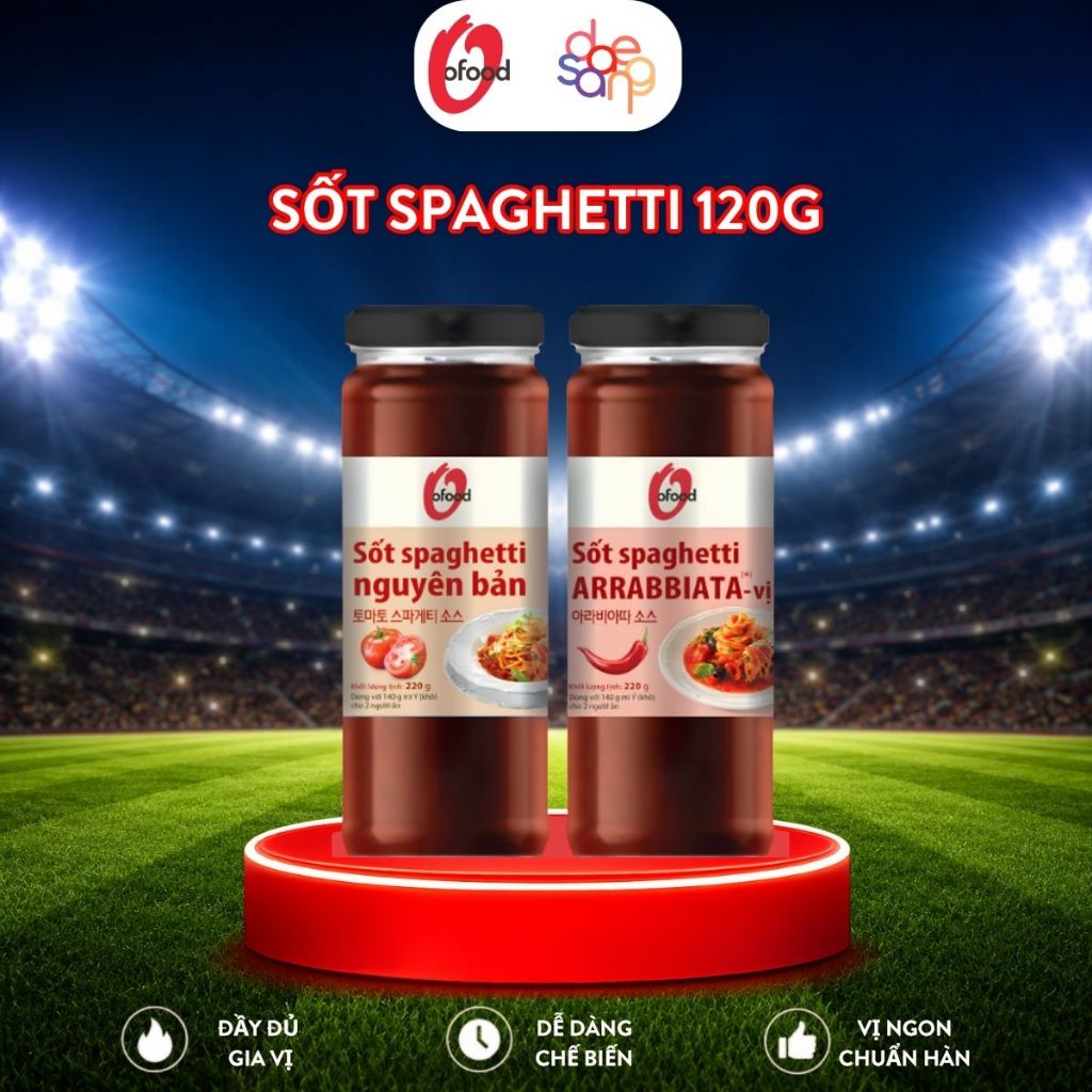 Sốt Spaghetti O'Food chai 220g