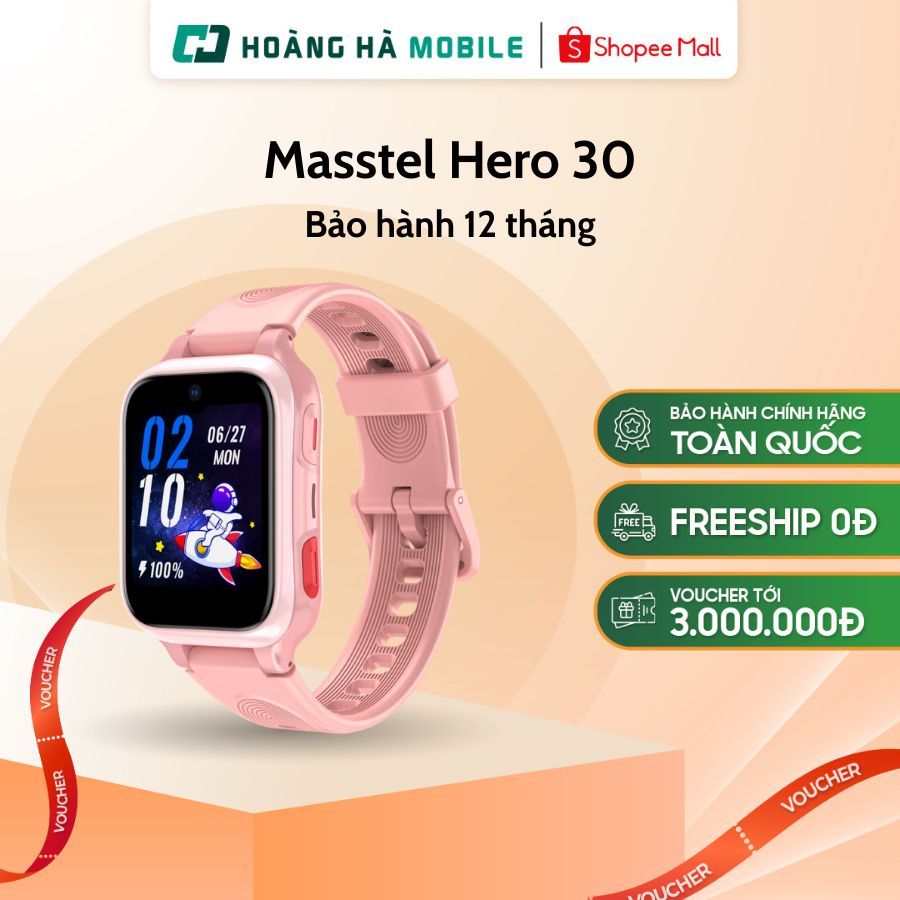 Đồng hồ định vị trẻ em Masstel Hero 30 - Chính hãng