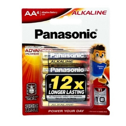 Vỉ 4 Viên Pin Panasonic Alkaline AA