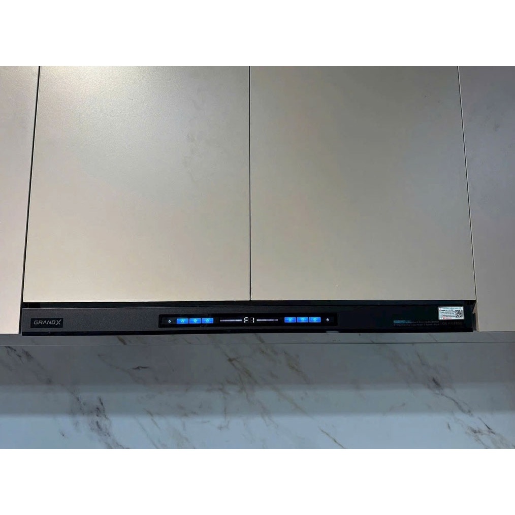 Máy Hút Mùi Âm Tủ GrandX GX H70F85B l GX H70F85G – Động cơ Inverter BLDC siêu êm, Công suất: 1150m3/