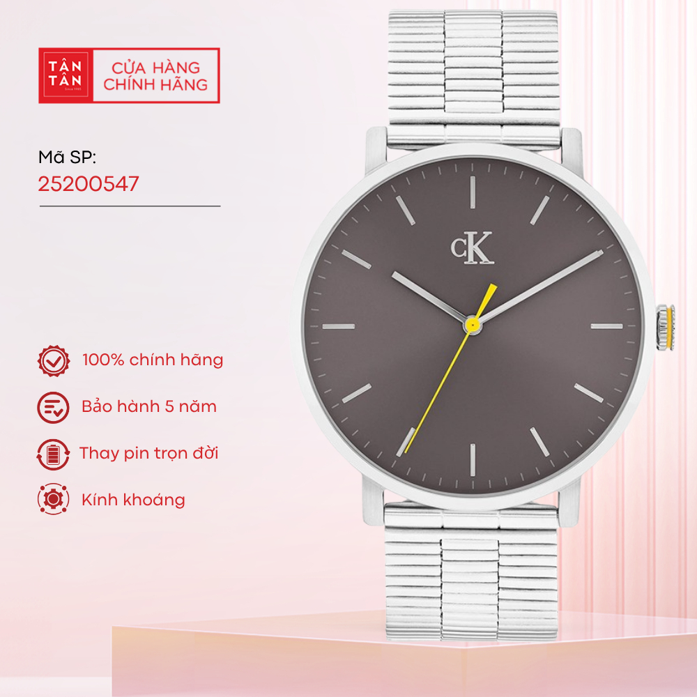 Đồng Hồ Nam Calvin Klein Real 25200547 Quartz 42mm - Đồng Hồ Tân Tân