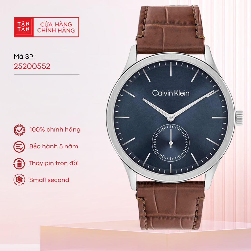 Đồng Hồ Nam Calvin Klein Tailored 25200552 Quartz 42mm - Đồng Hồ Tân Tân