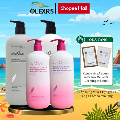 Cặp Dầu Gội Xả Elybiohair Collagen Giảm Rụng Tóc, Phục Hồi Tóc Khô Xơ Và Hư Tổn