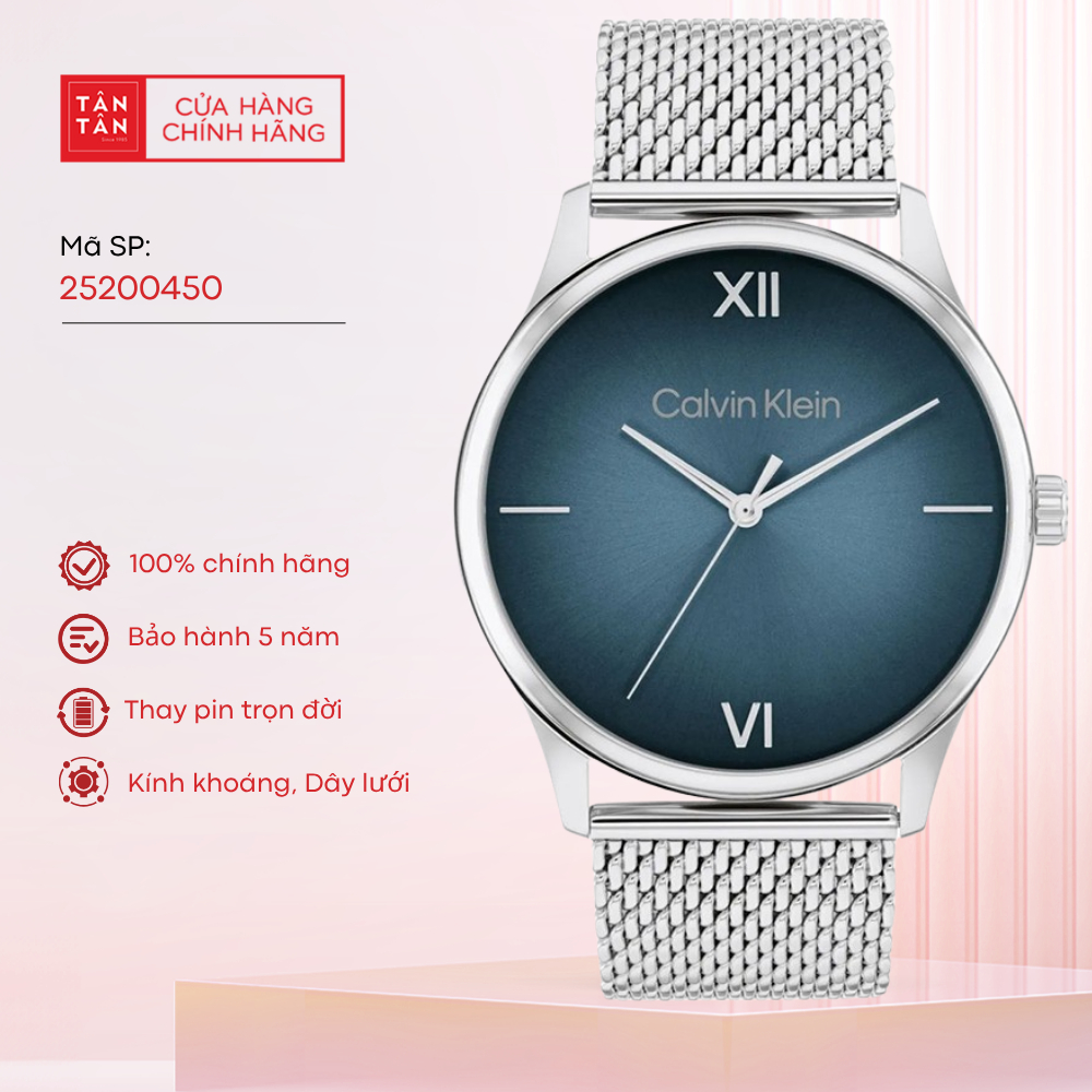 Đồng Hồ Nam Calvin Klein Ascend 25200450 Quartz 43mm - Đồng Hồ Tân Tân