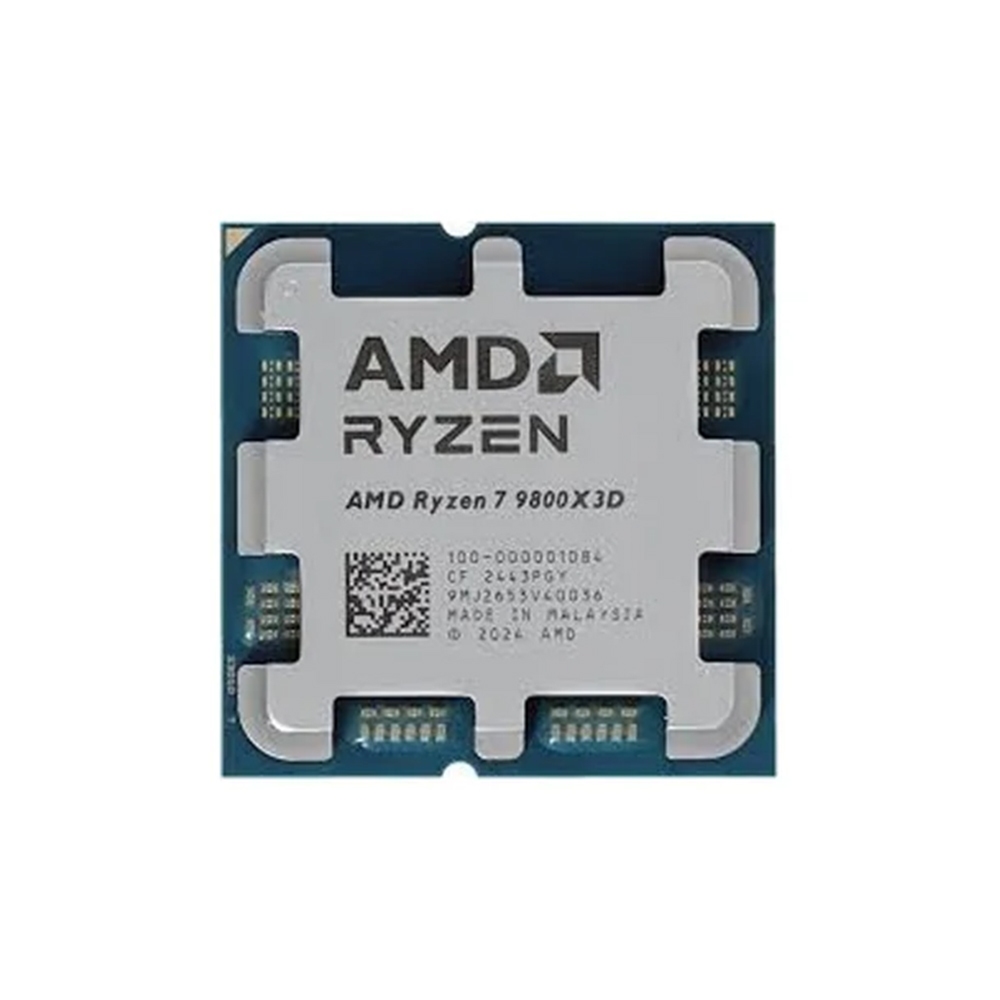 CPU AMD Ryzen 7 9800X3D TRAY Chính Hãng - 8 Nhân 16 Luồng, Boost 5.2GHz, 104MB Cache, Socket AM5