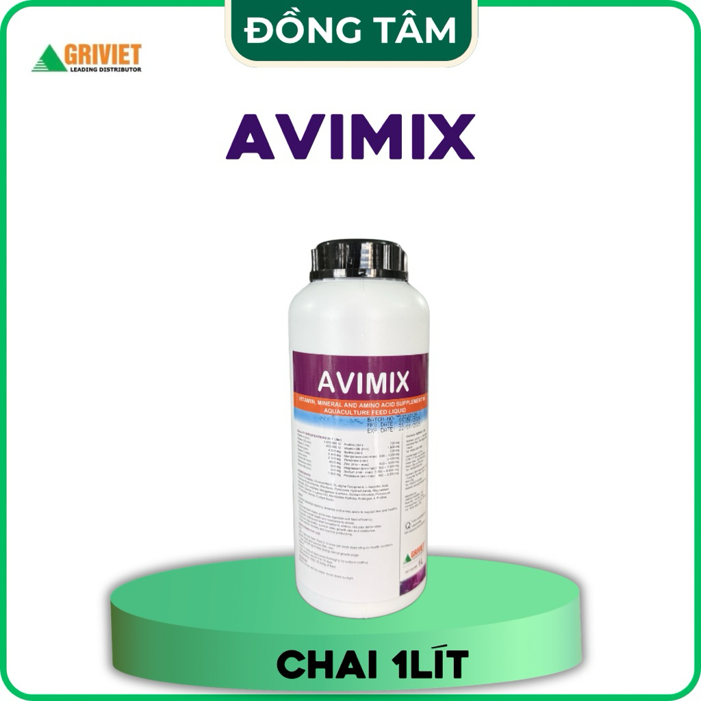 AVIMIX  CUNG CẤP ACID AMIN VÀ KHOÁNG - TĂNG TRỌNG NHANH  GIẢM FCR - NẶNG KÝ KHI XUẤT BÁN