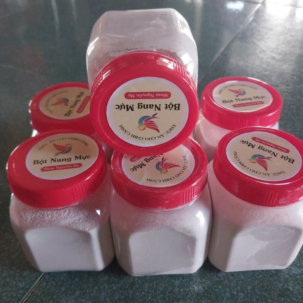 Bột nang mực,mai mực ( hủ 200 g) bổ sung canxi cho chim, vẹt..