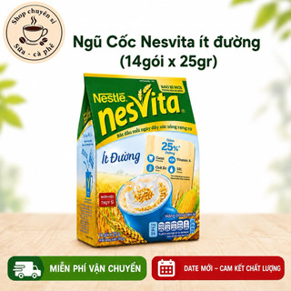 Ngũ Cốc Ít Đường Nesvita Cao Cấp Thơm Ngon Bổ Dưỡng (14gói x 25gram) DATE MỚI