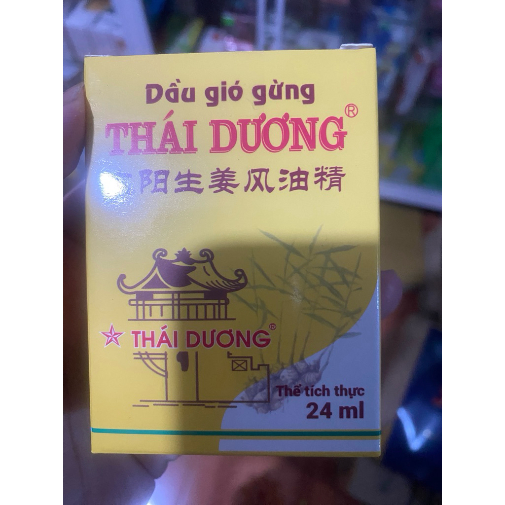 dầu gừng thái dương chai 24ml