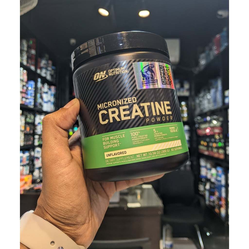 Bột Creatine Monohydrate Nhãn Xanh ON Optimum Nutrition 300g
