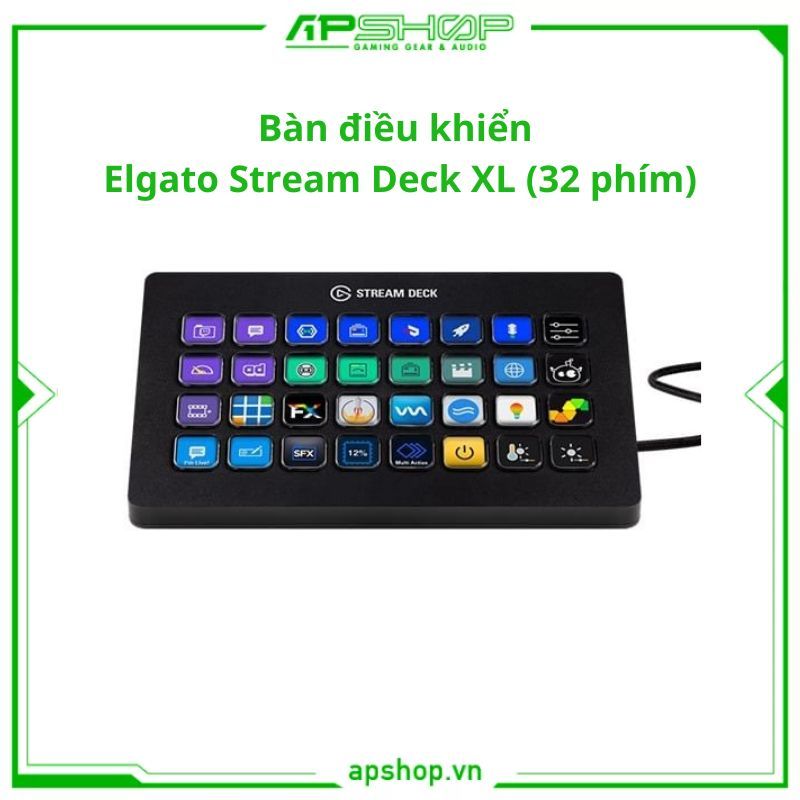 Bàn điều khiển Elgato Stream Deck XL (32 phím) | Chính hãng.