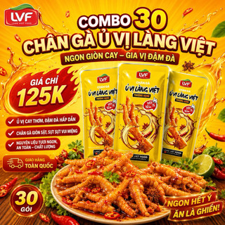 Combo 20 Chân Gà Ủ Vị Thượng Hạng 35g Vàng