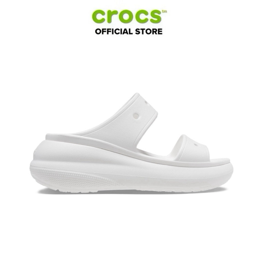 DÉP XĂNG ĐAN UNISEX CROCS CLASSIC CRUSH - WHITE