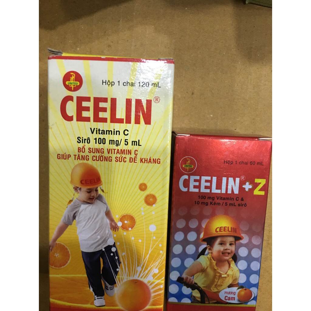 siro ceelin + Z vitamin C giúp tăng cường sức đề kháng, bổ sung kẽm cho cơ thể