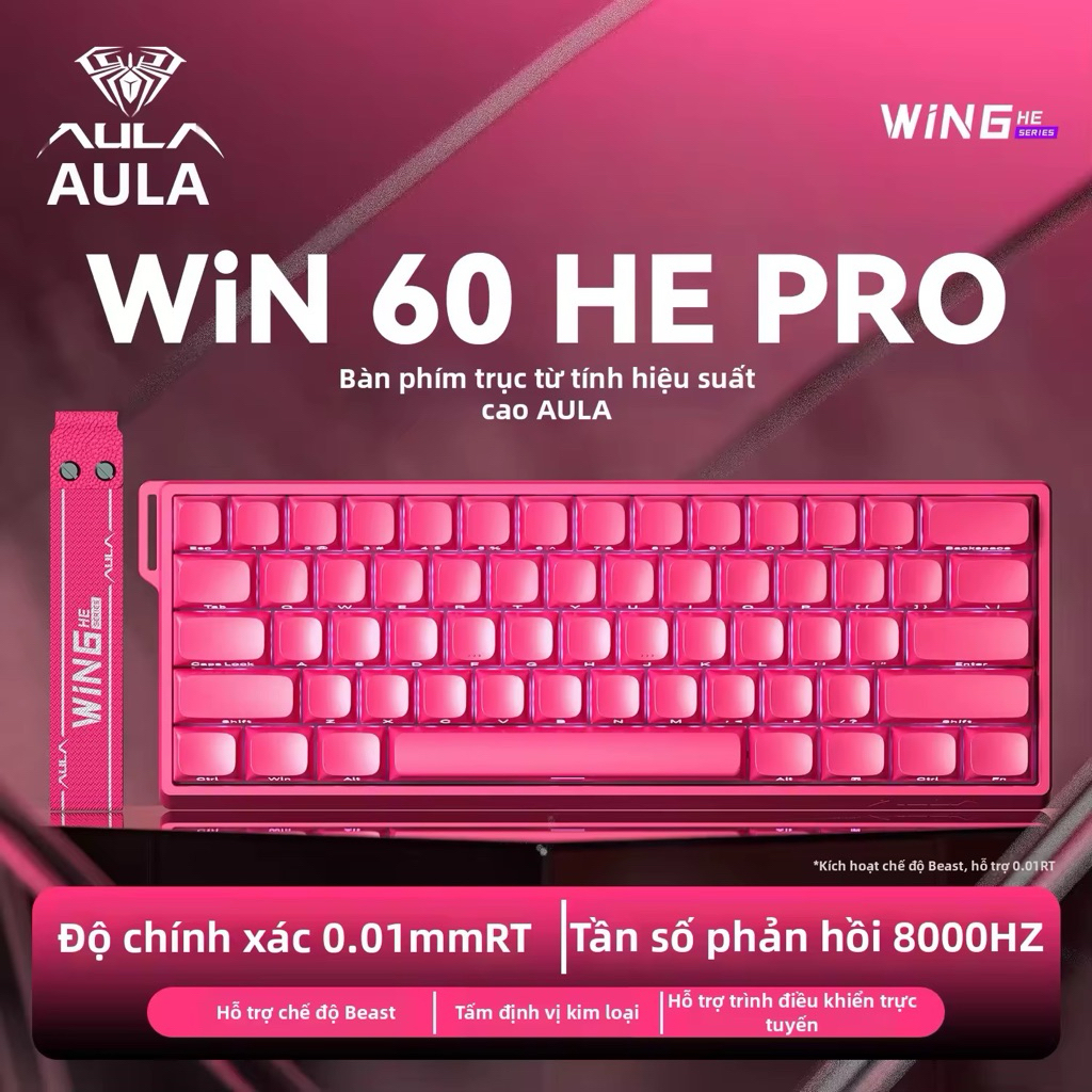 (SẴN HÀNG) Bàn Phím Cơ Gaming AULA WIN60HE / WIN60HE PRO / WIN68HE PRO / WIN68HE Max / Rapid Trigger