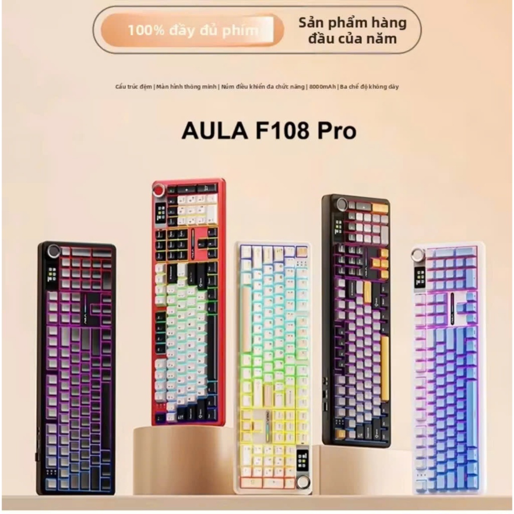 Bàn phím cơ Aula F108/ F108 pro/ F99/ F99 pro