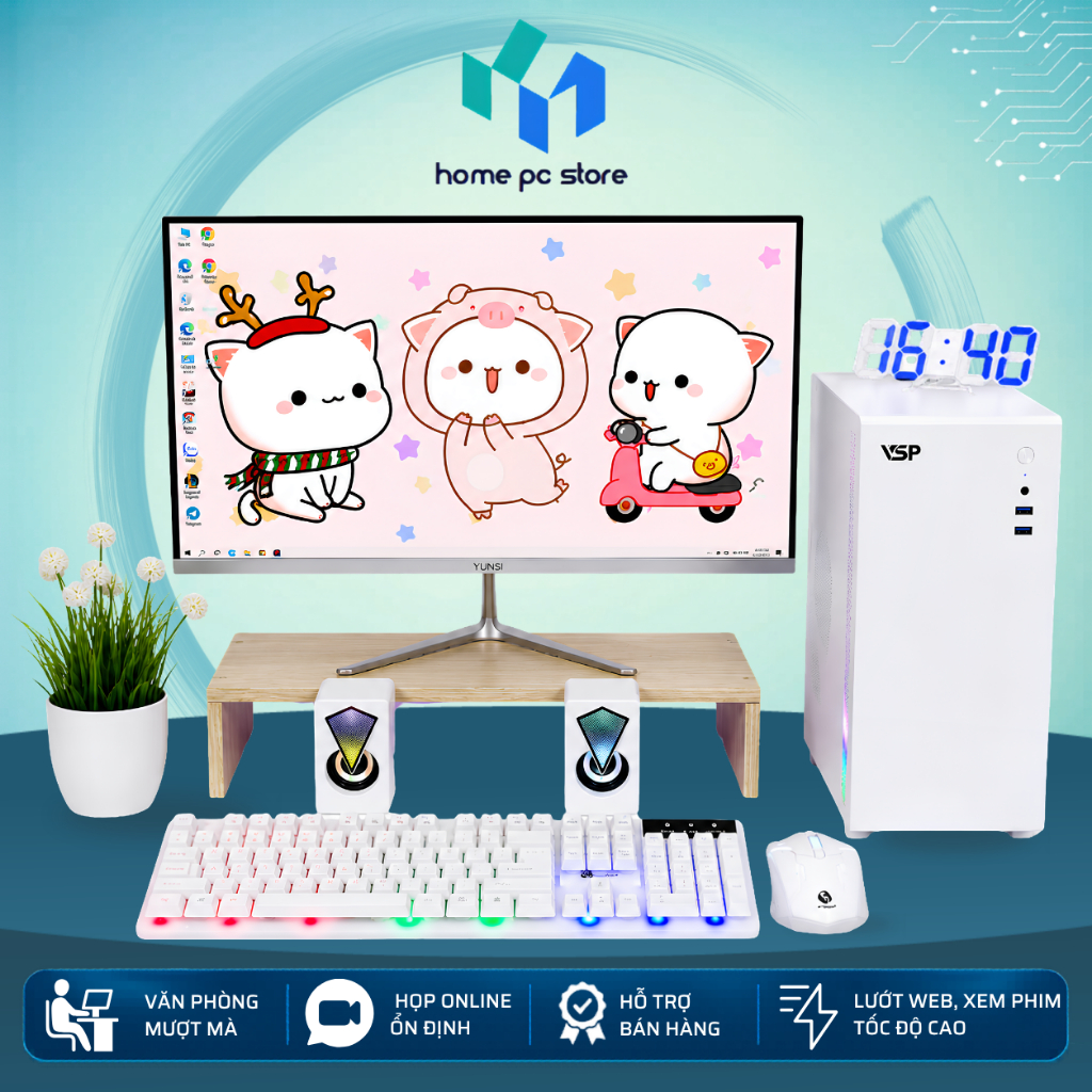 Bộ máy Tính Để Bàn Core i7 RAM 8GB PC Văn Phòng, Học Online, Kế Toán, Bán Hàng Bảo Hành 12 Tháng 1 Đổi 1 | BigBuy360 - bigbuy360.vn