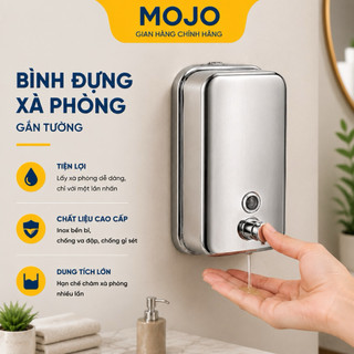 Bình đựng sữa tắm dầu gội chất liệu inox304 cao cấp hộp đựng nước rửa tay cao cấp 500ML 1000ML