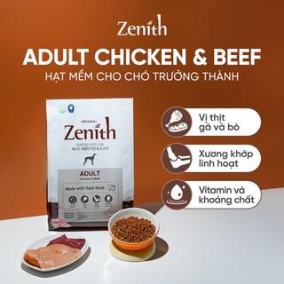 [1.2kg] Thức ăn cho chó - HẠT MỀM ZENITH (giành cho mọi giống chó và lứa tuổi) | không dị ứng | phân không thối