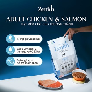 [1.2kg] Thức ăn cho chó - HẠT MỀM ZENITH (giành cho mọi giống chó và lứa tuổi) | không dị ứng | phân không thối