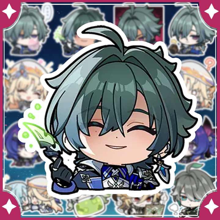 [Genshin Impact] Sticker Lohen, Nicole, Prune, Alhaitham, Kaveh và Nahida