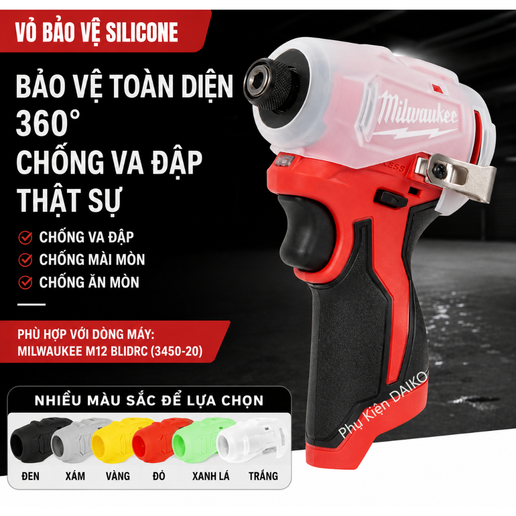 Ốp  bảo vệ MILWAUKEE M12 BLIDRC 3450-20