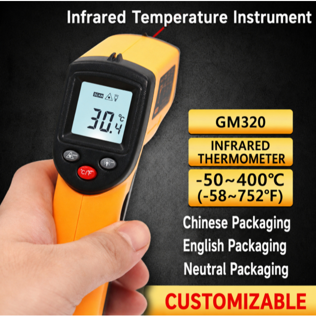 SÚNG ĐO NHIỆT ĐỘ HỒNG NGOẠI GM320 (-50°C ~ 400°C)