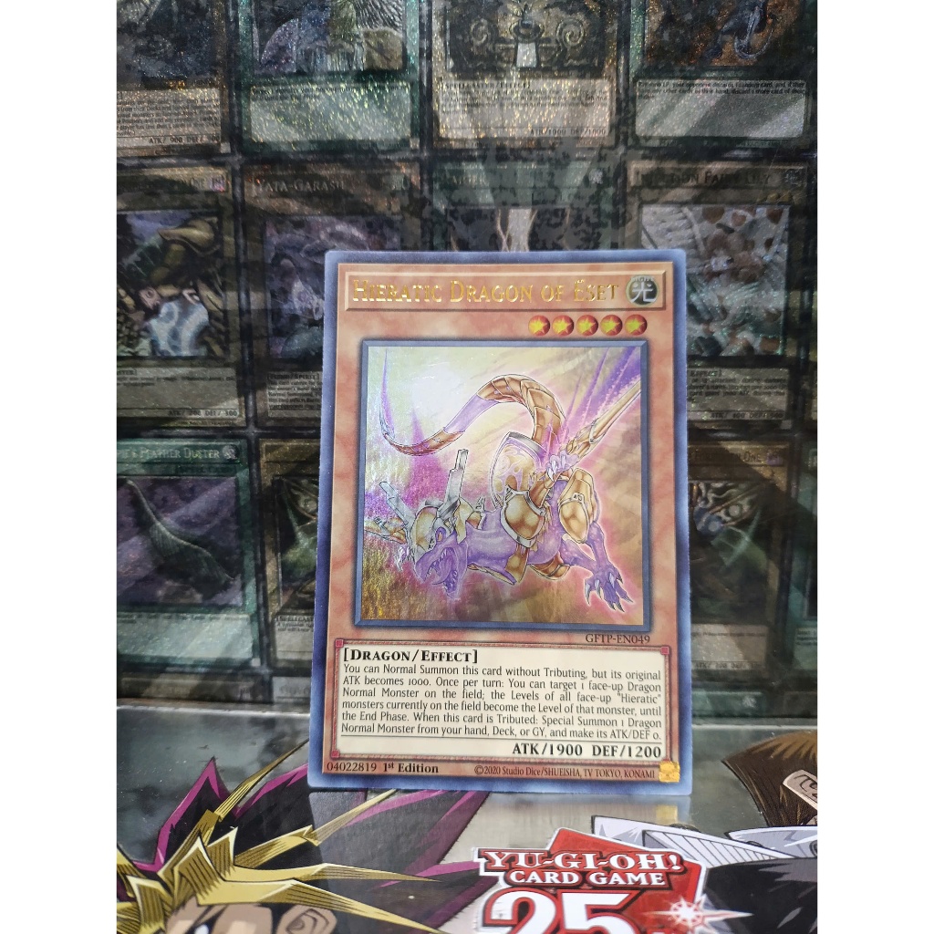 [ Đỗ Lạc Yugioh ] Thẻ Bài Mint90 Yugioh Monster Hieratic Dragon of Eset
