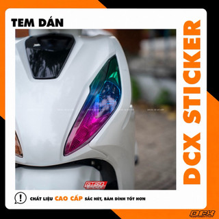 (1 Cặp) Decal Dán Đèn Xi Nhan Xe : SH , Vision , AB , Vario | Chất Liệu Decal PVC 3 Lớp Không Thấm Nước , Không Phai Màu