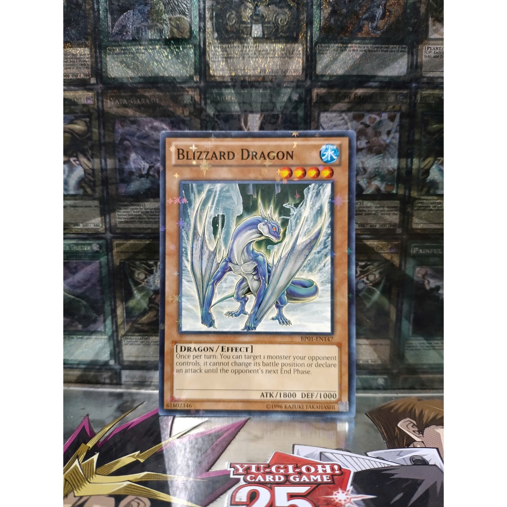 [ Đỗ Lạc Yugioh ] Thẻ Bài Mint90 Yugioh Monster Blizzard Dragon (BP01-EN147)