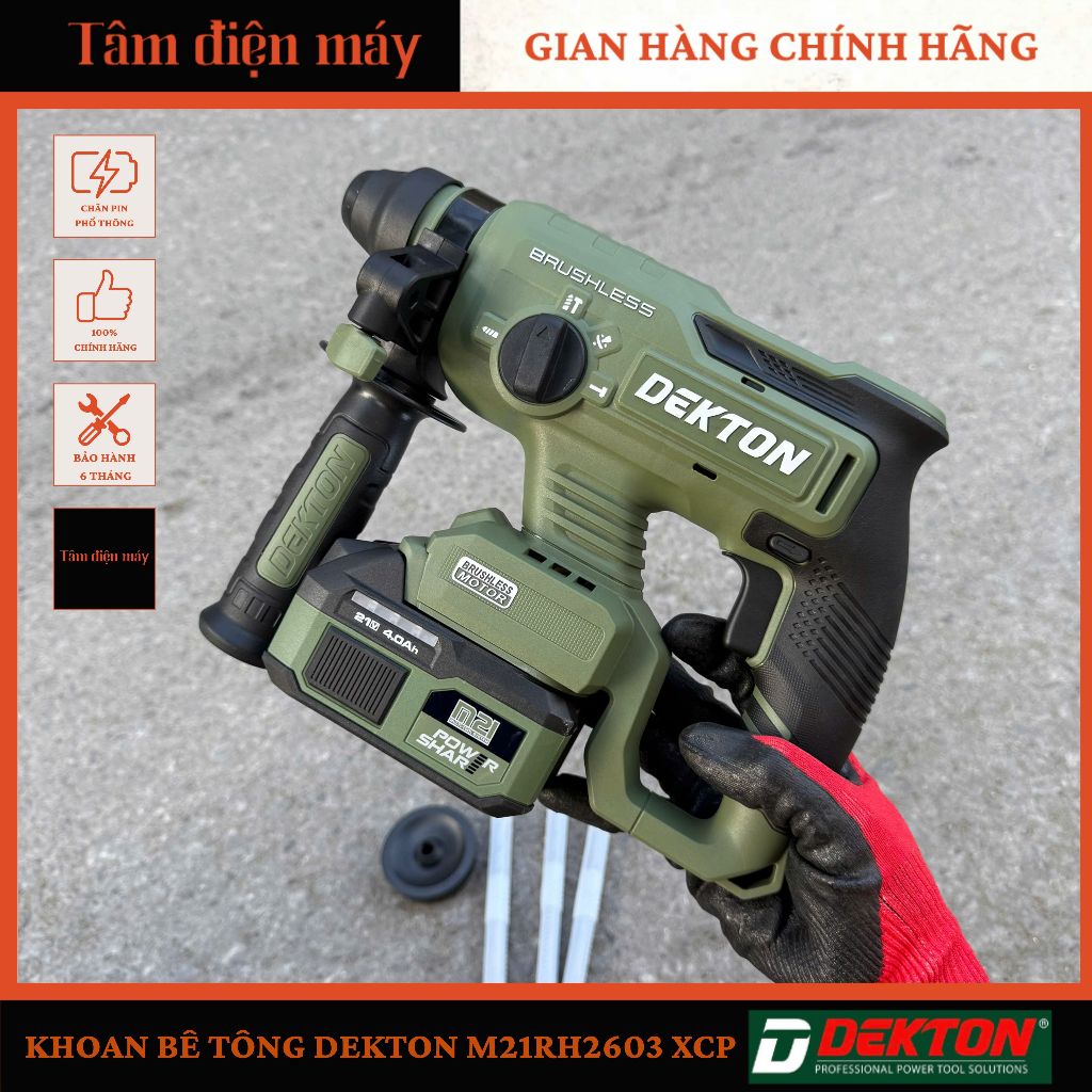 MÁY KHOAN BÊ TÔNG DEKTON M21-RH 2603 XCP