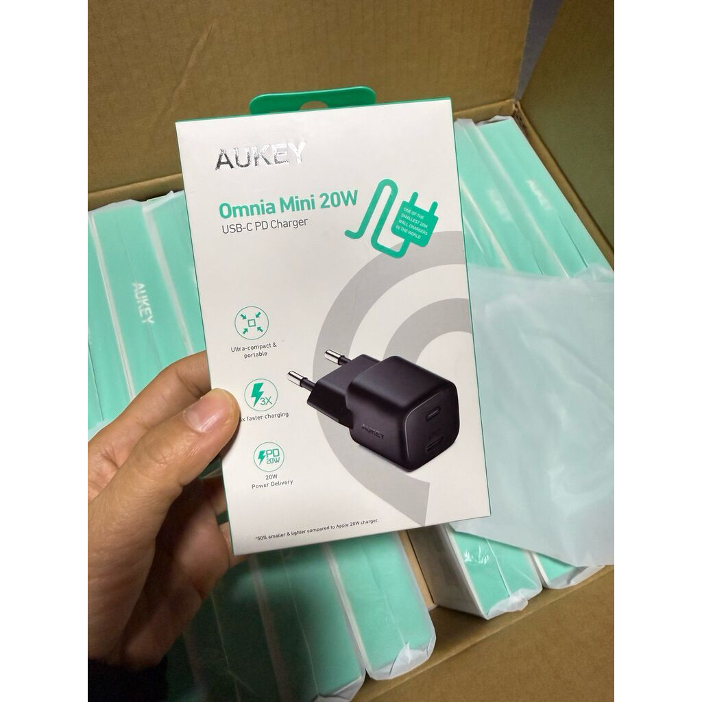Củ sạc nhanh 20W hãng Aukey Omnia OMNIA USB-C PD PA-B1