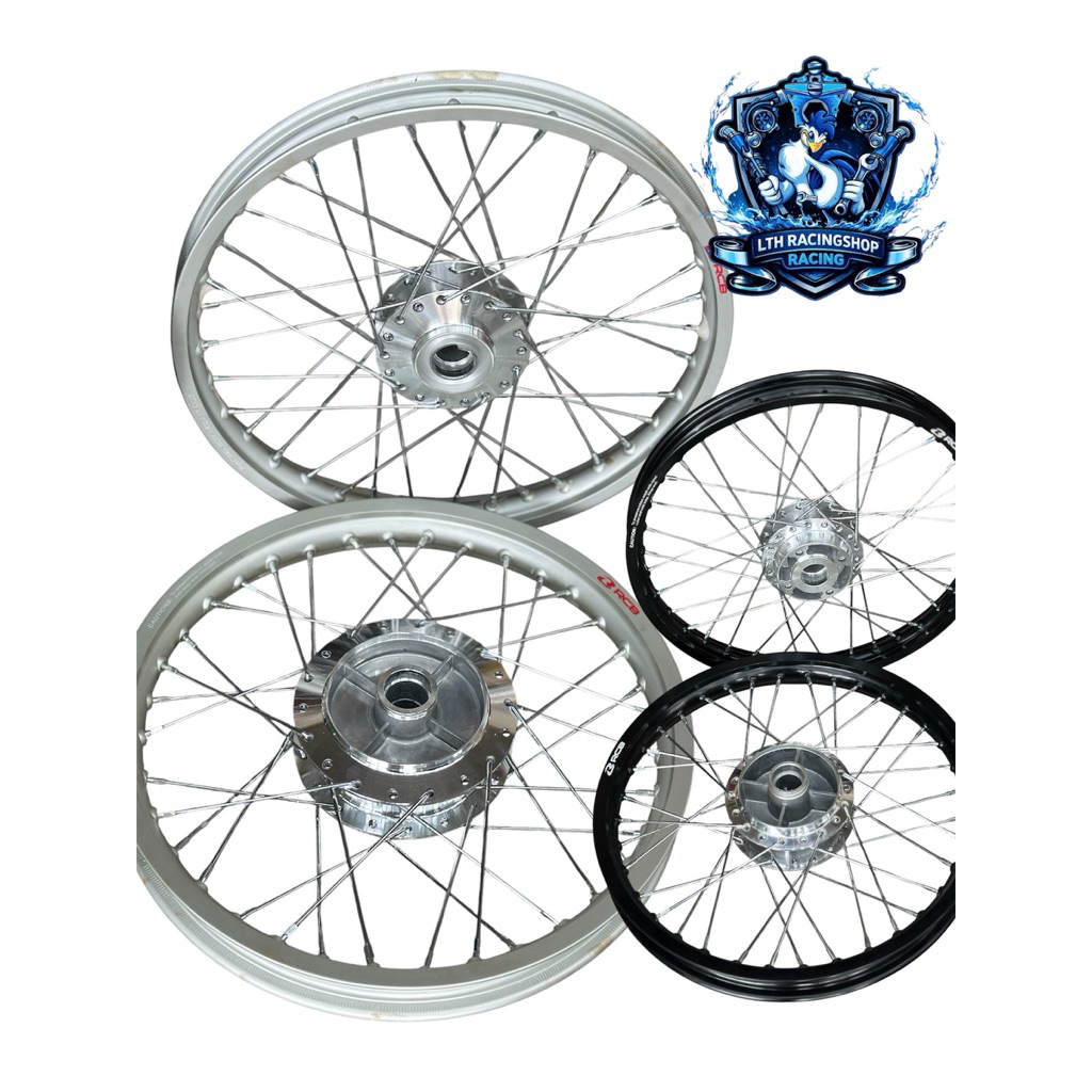 Căm Đùm Niềng RCB Chính Hãng Gắn Xe Sirius, Exciter 2010, Exciter 135 - Bộ Vành Căm Yagoso Siêu Sáng