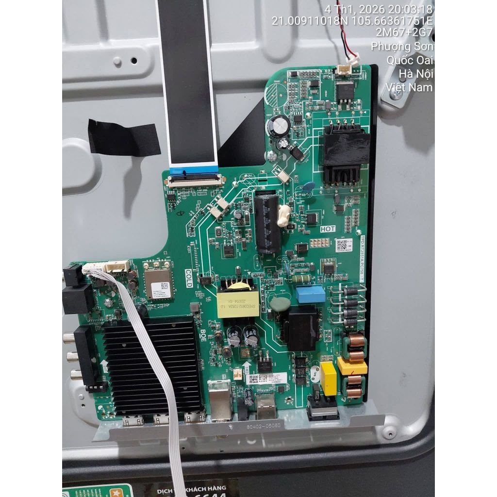 Bo mạch tivi casper 50UGA610