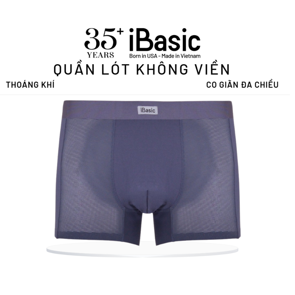Quần lót nam iBasic không đường may phom boxer thoáng khí iBasic PANM116