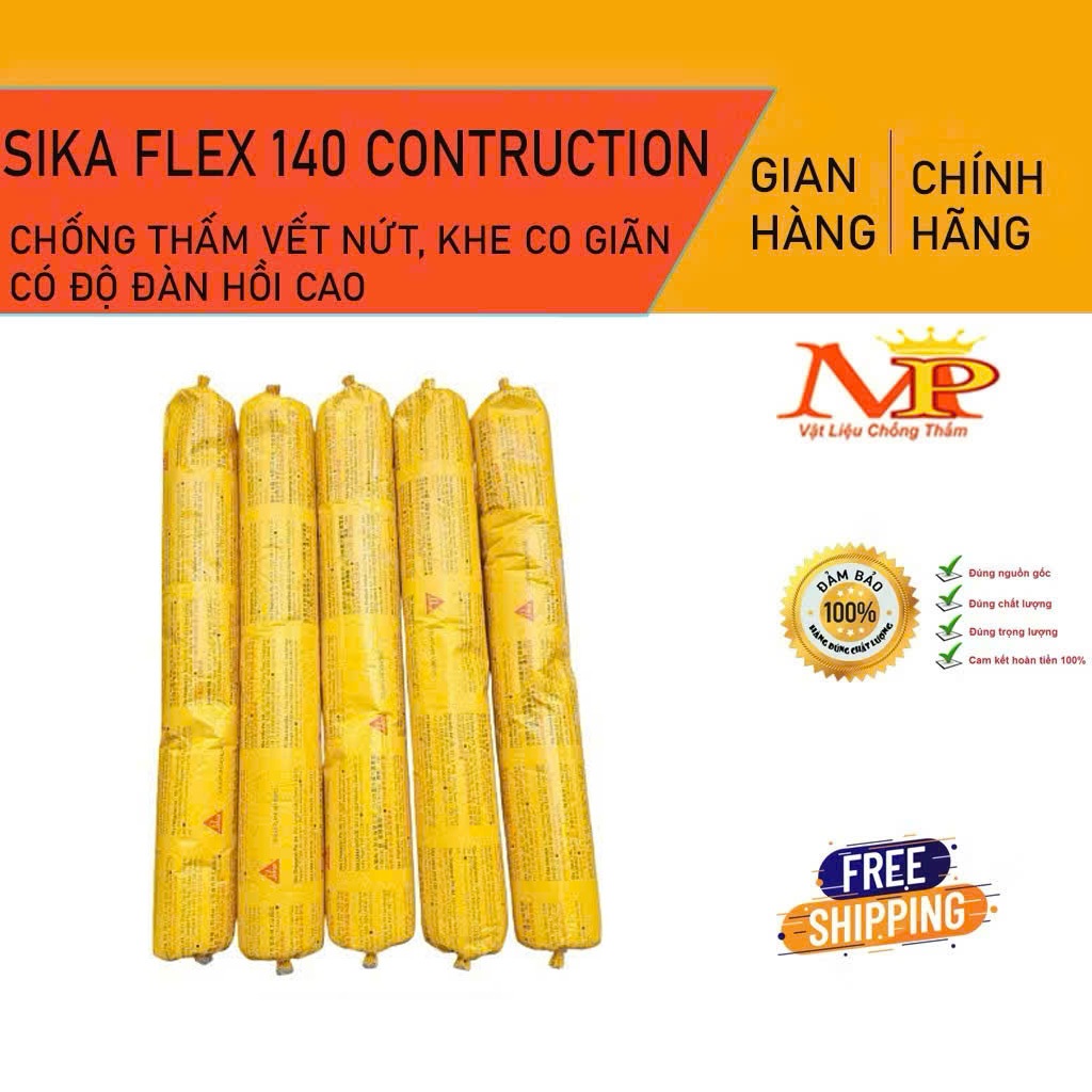 Sikaflex 140 Construction - Chất chống thấm khe co giãn, vết nứt 1 thành phần gốc polyurethane có độ