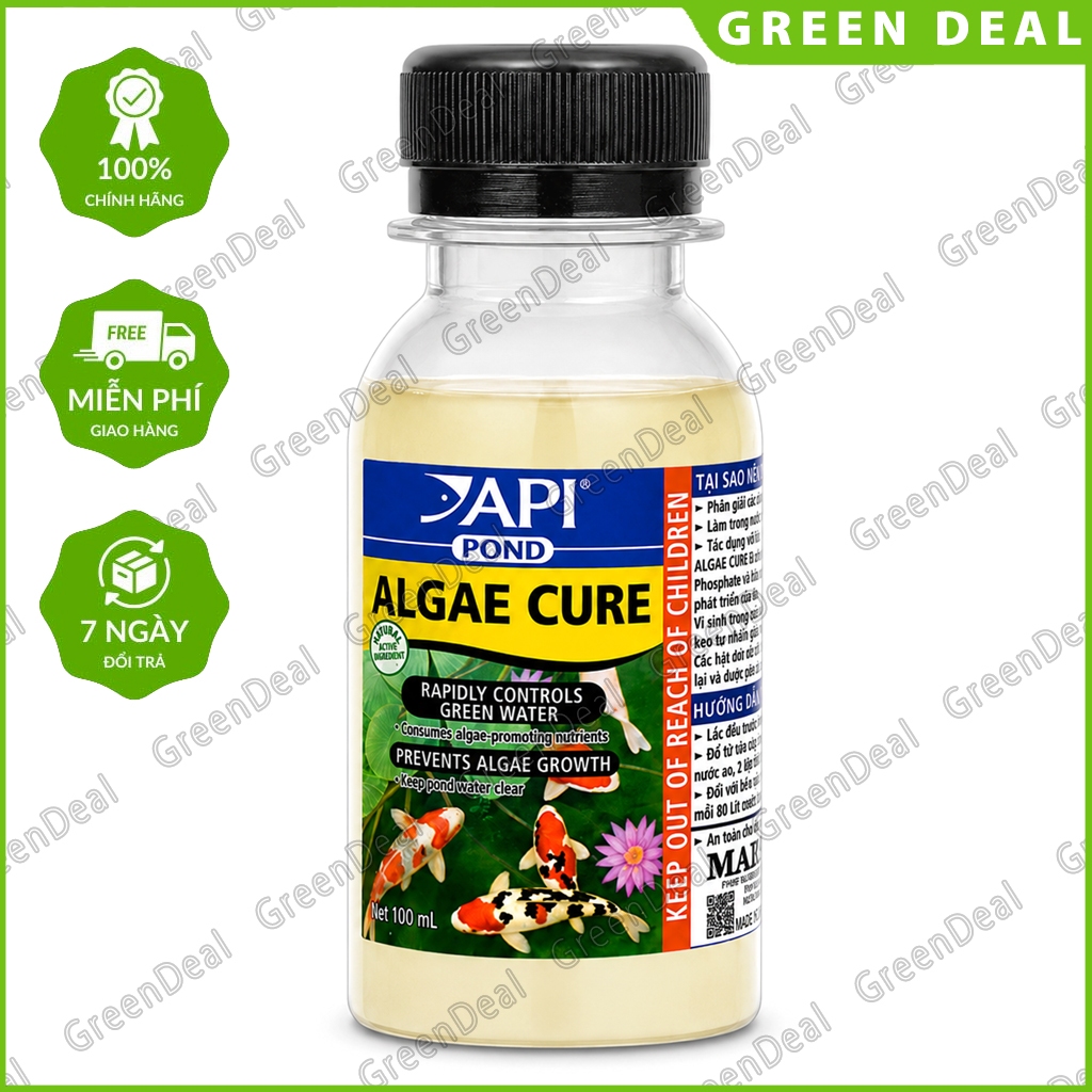 API - Pond Algae Cure | Vi sinh xử lý an toàn & hiệu quả rêu tảo làm xanh nước hồ cá cảnh thủy sinh